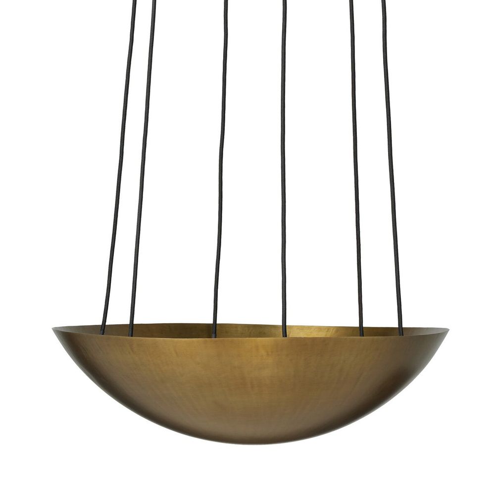 Chandeliers Branson Chandelier: Aged Brass Iron - Jet Black