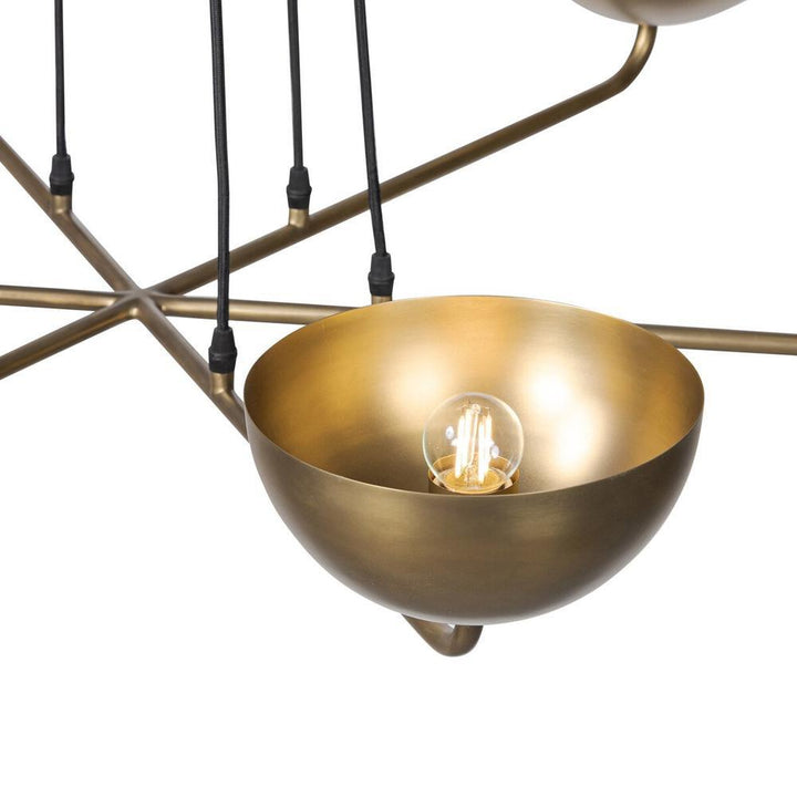 Chandeliers Keller Chandelier Aged Brass
