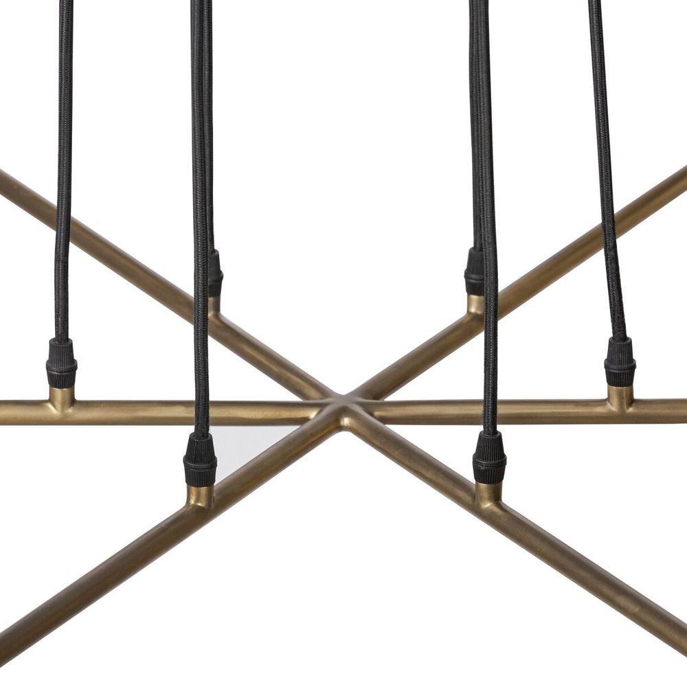 Keller Chandelier Aged Brass