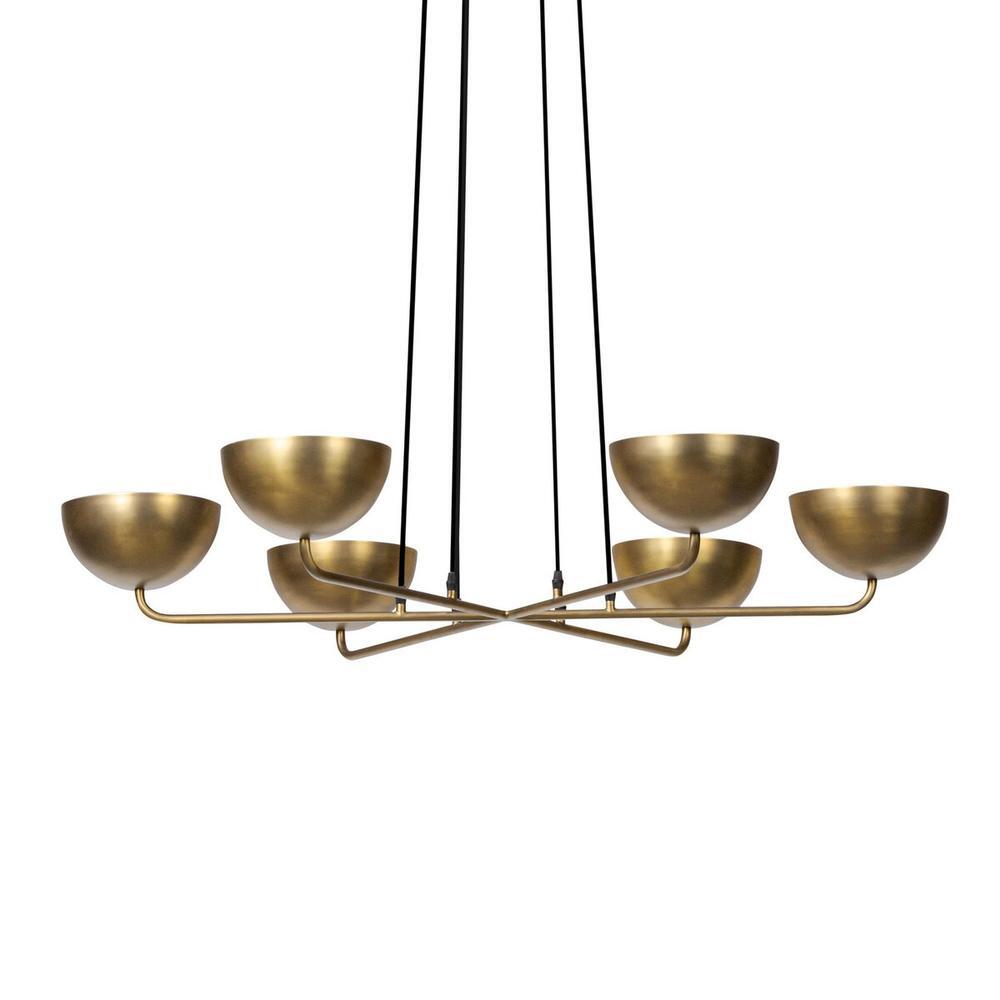 Chandeliers Keller Chandelier Aged Brass
