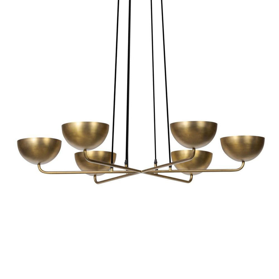 Chandeliers Keller Chandelier Aged Brass