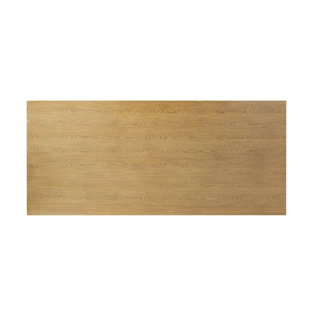 Garrett Dining Table: Amber Oak - Amber Oak Veneer