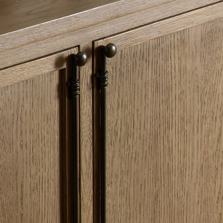 Adley Sideboard - Weathered Washed Oak Veneer
