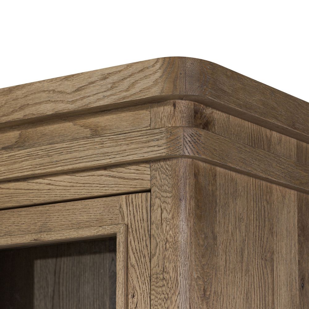Grand Cabinet - Honey  Brown Oak Veneer