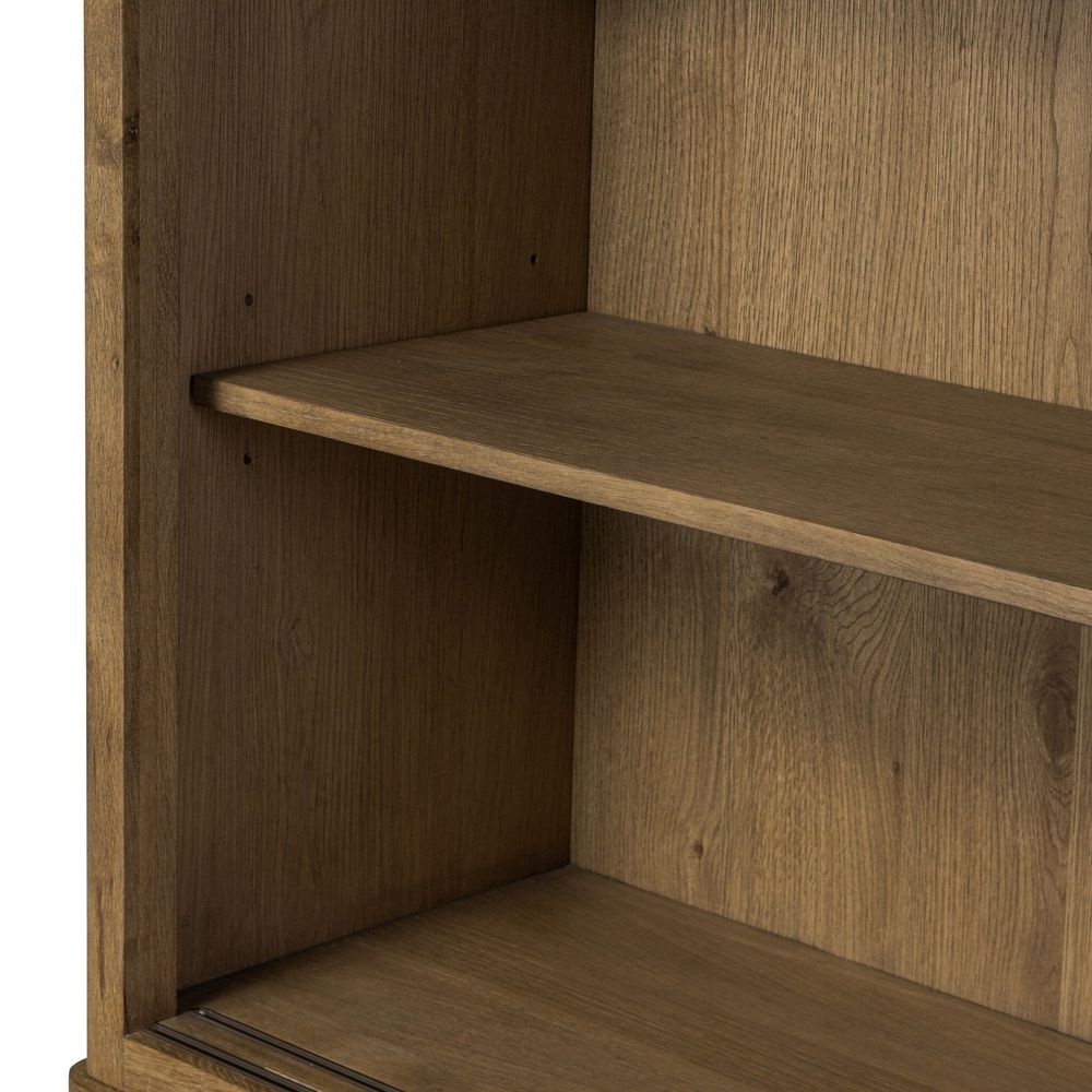 Grand Cabinet - Honey  Brown Oak Veneer