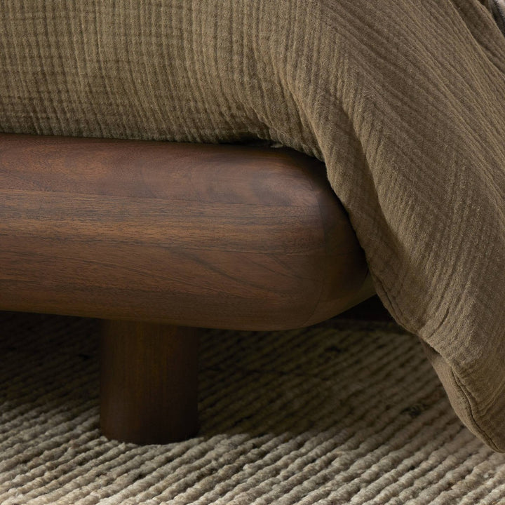 Nolan Bed - Rustic Brown Acacia - King