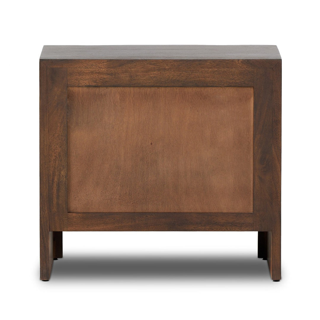 Nolan Nightstand - Rustic Brown Acacia