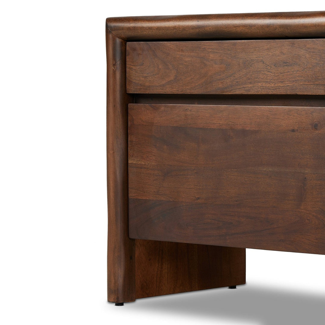 Nolan Nightstand - Rustic Brown Acacia