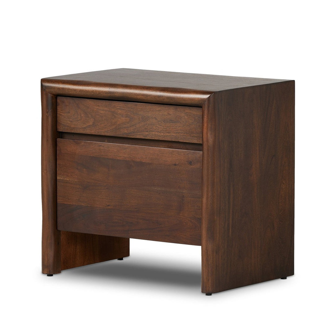 Nolan Nightstand - Rustic Brown Acacia