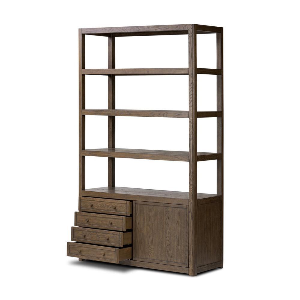 Miko Bookcase: Fawn Oak