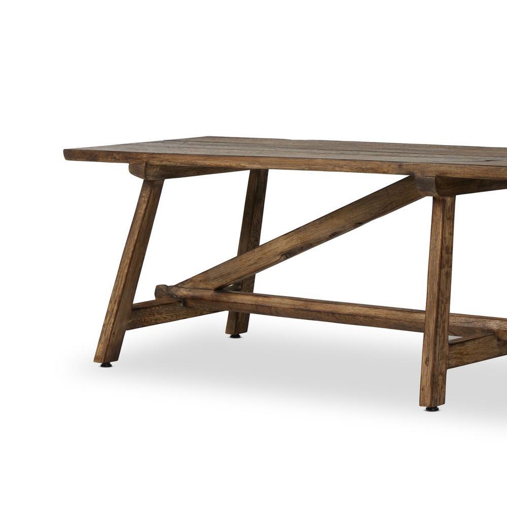 Elio Accent Bench: Burnt Bleached Oak