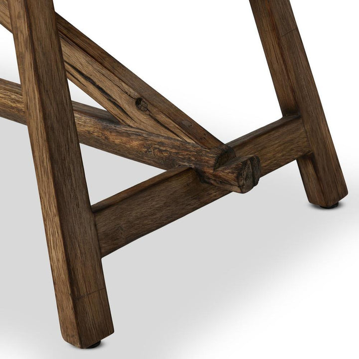 Elio Accent Bench: Burnt Bleached Oak