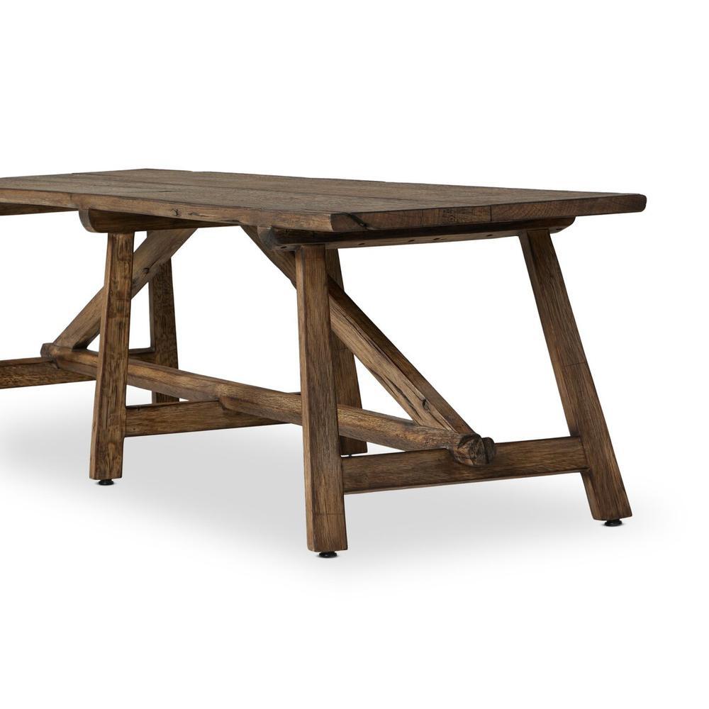 Elio Accent Bench: Burnt Bleached Oak