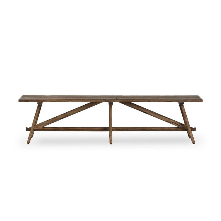 Benches Elio Accent Bench: Burnt Bleached Oak
