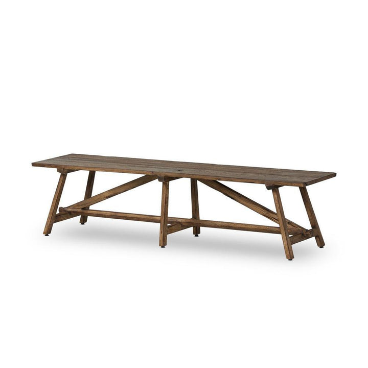 Benches Elio Accent Bench: Burnt Bleached Oak