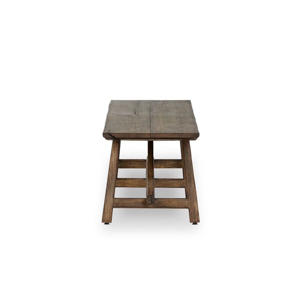 Benches Elio Accent Bench: Burnt Bleached Oak