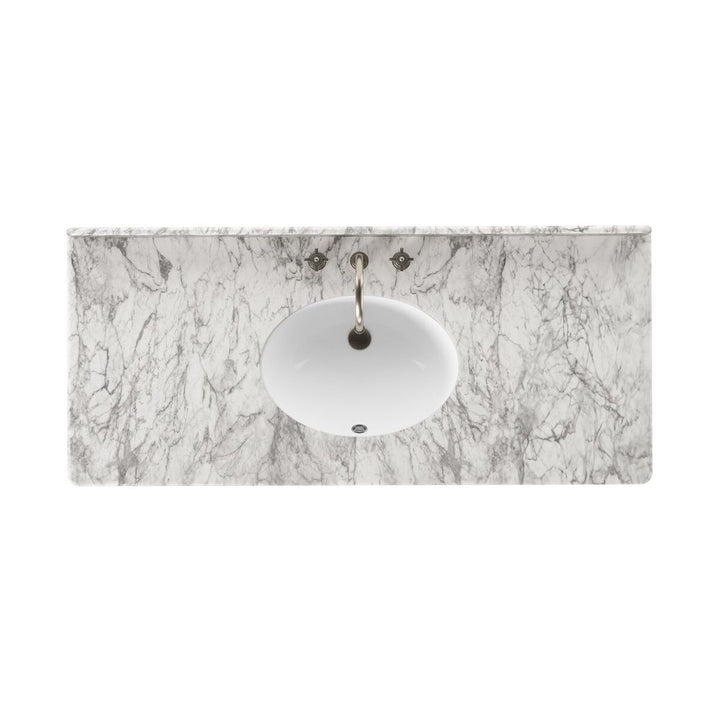 Toulouse Single Wide Vanity-Washed Blonde Oak Veneer