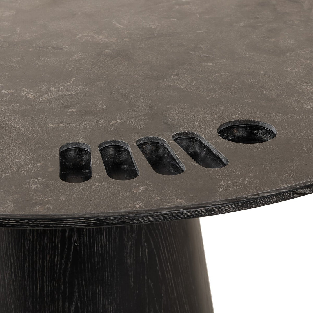 River Poker Table - Bluestone