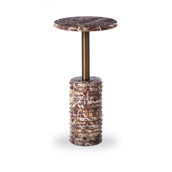 Cooper End Table - Garnet Marble