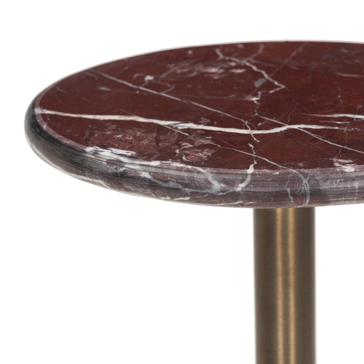 Cooper End Table - Garnet Marble