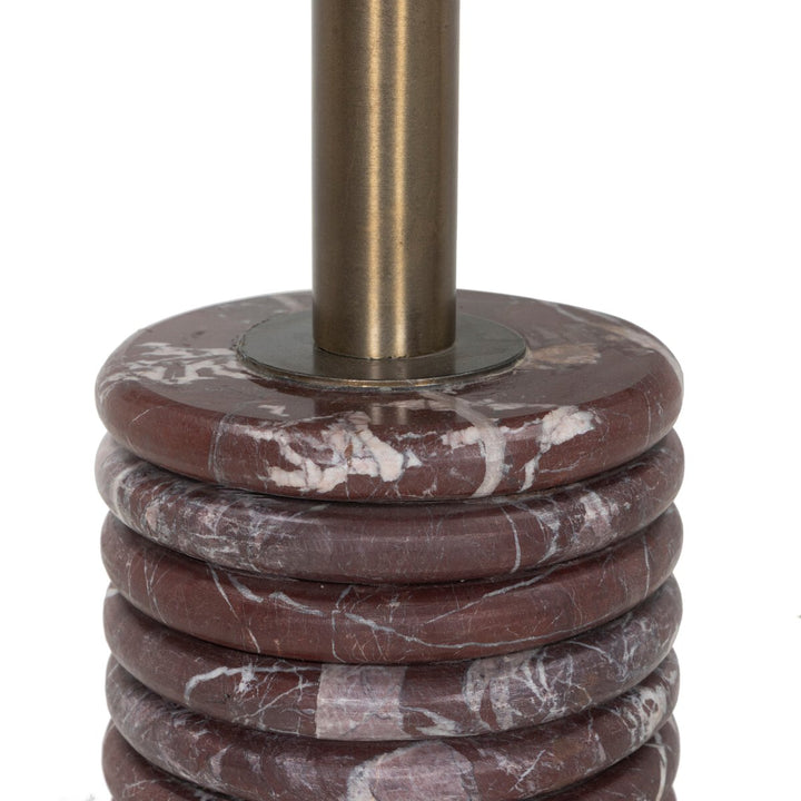 Cooper End Table - Garnet Marble