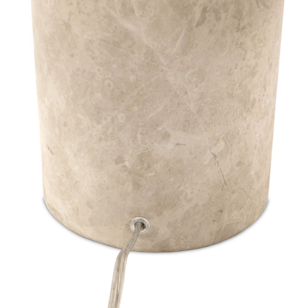 Clover Table Lamp - Taupe Marble