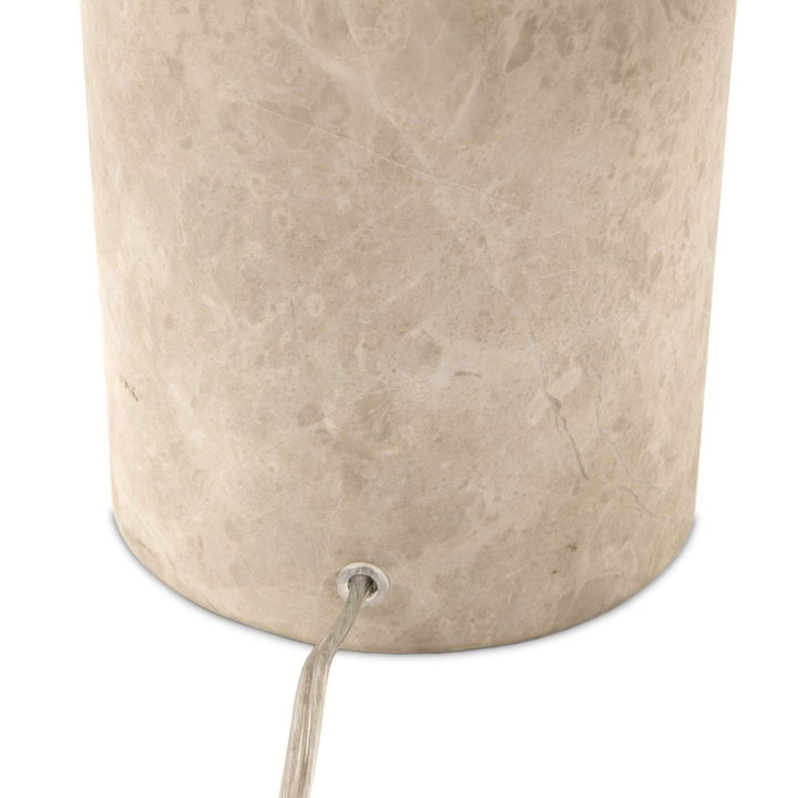 Clover Table Lamp - Taupe Marble