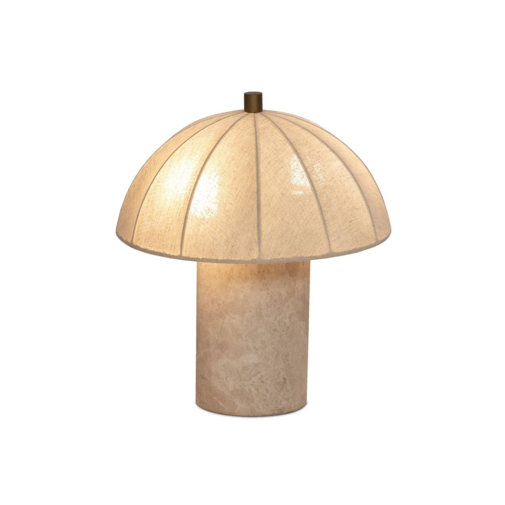 Table Lamps Clover Table Lamp - Taupe Marble