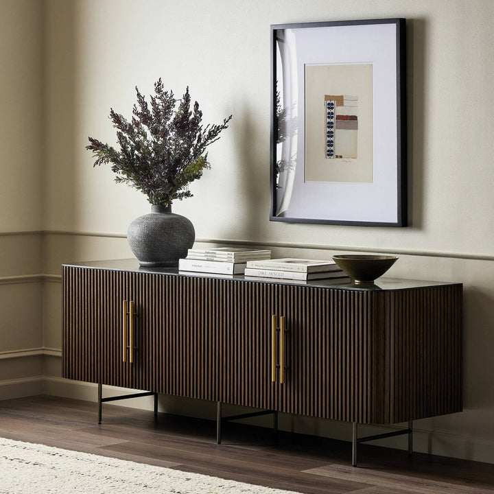 Kingston Media Console - Terra Brown Oak