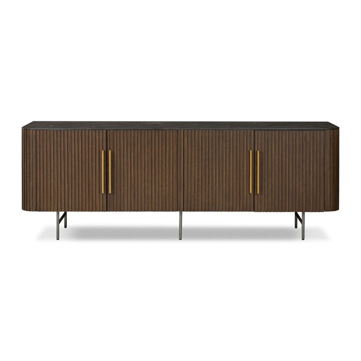 Kingston Media Console - Terra Brown Oak