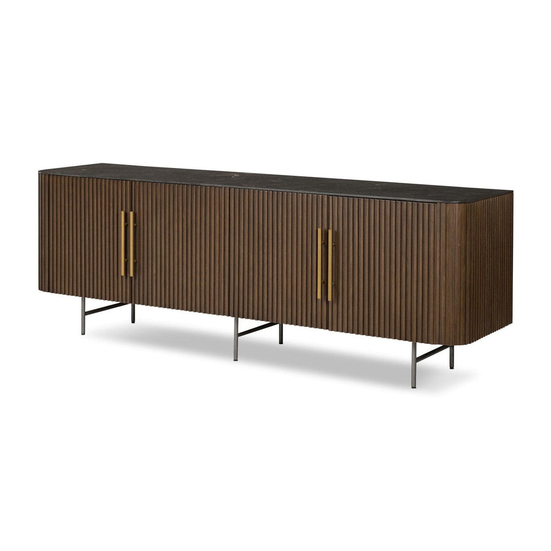 Kingston Media Console - Terra Brown Oak