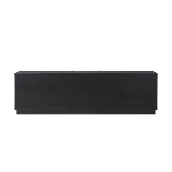 Adolfo Media Console - Modern Black Ash