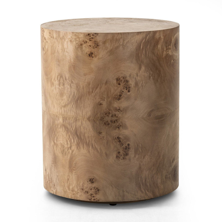 Harper End Table - Caramel Burl