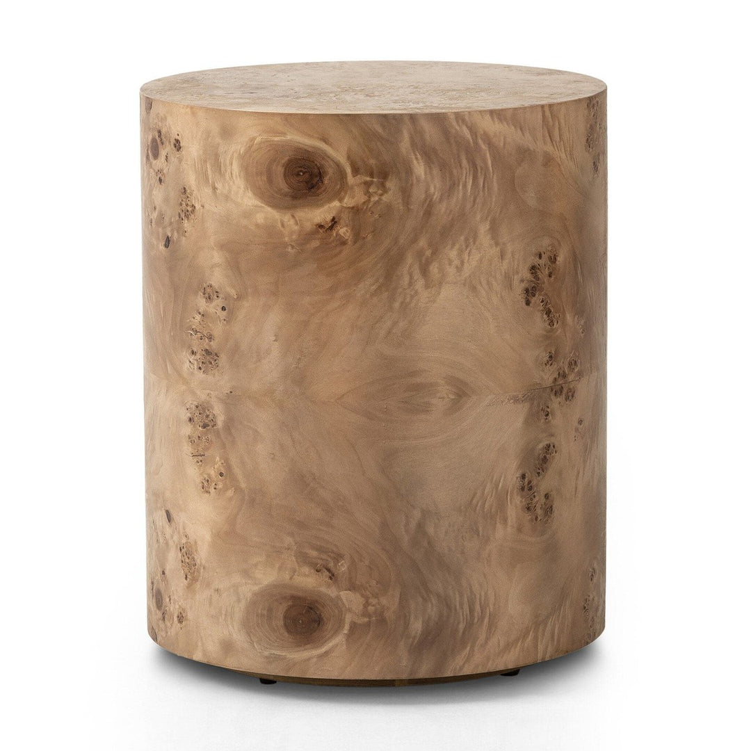 Harper End Table - Caramel Burl