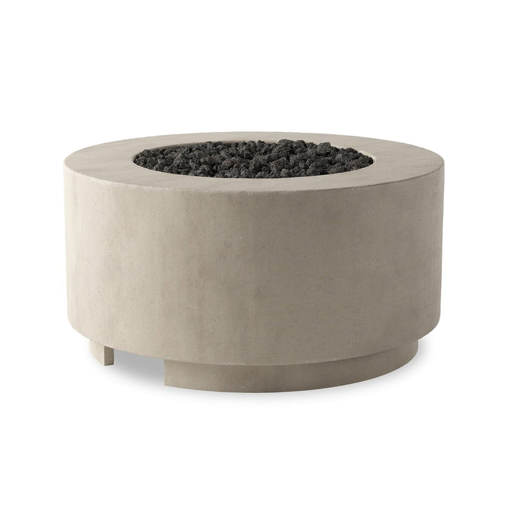 Sebastian Outdoor Fire Table - Natural Concrete - Natural Gas