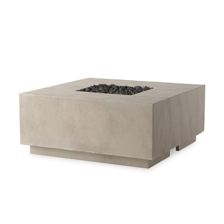 Sullivan Outdoor Fire Table - Natural Concrete - Propane