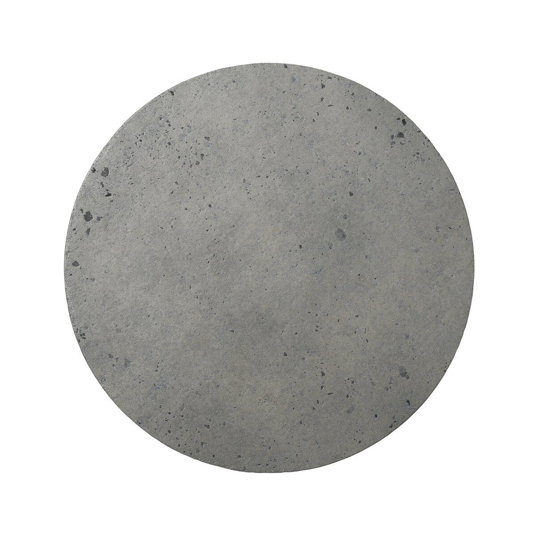 Morrison Outdoor Round Propane Enclosure - Pewter Concrete