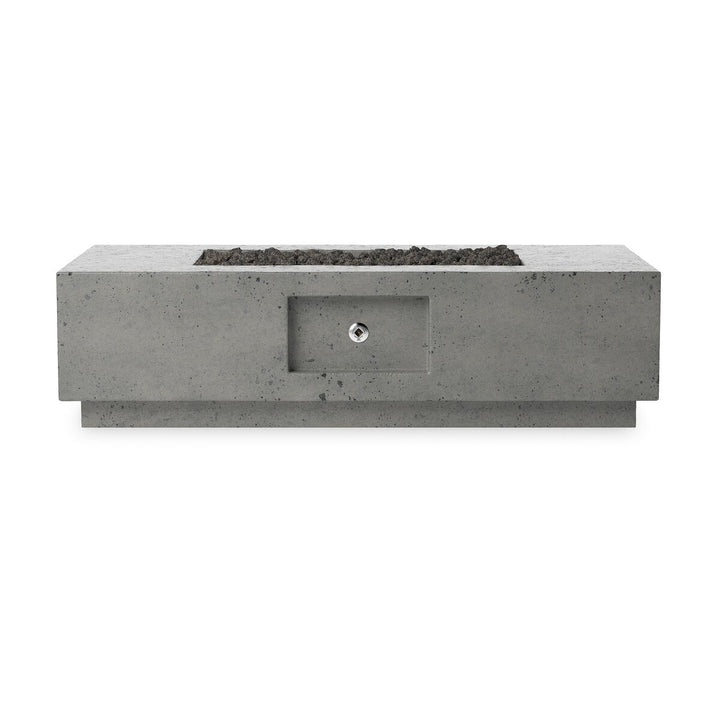 Benton Outdoor Fire Table - Pewter Concrete - Propane