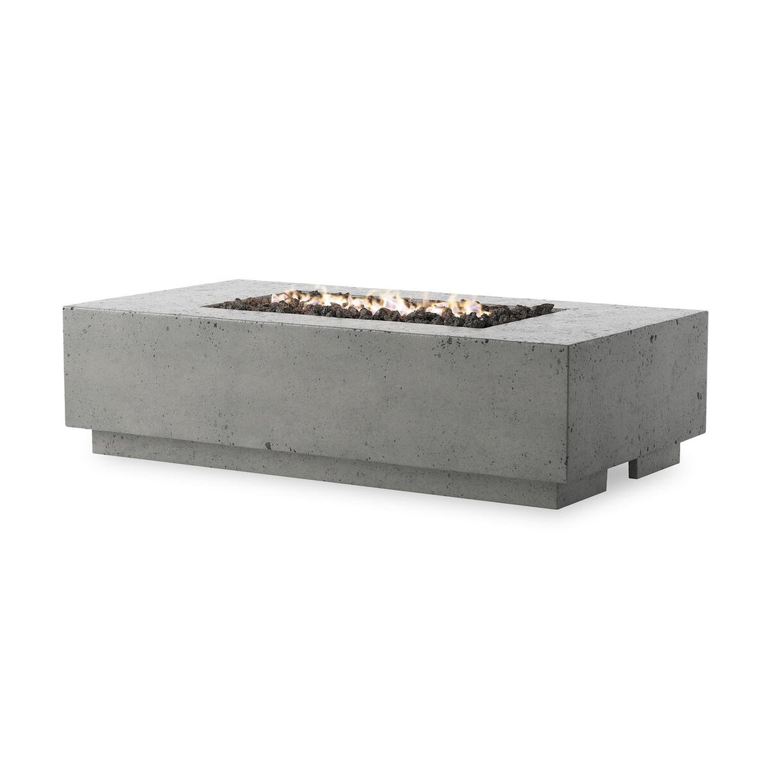 Benton Outdoor Fire Table - Pewter Concrete - Propane