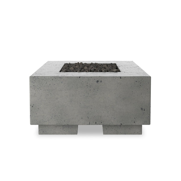 Benton Outdoor Fire Table - Pewter Concrete - Natural Gas