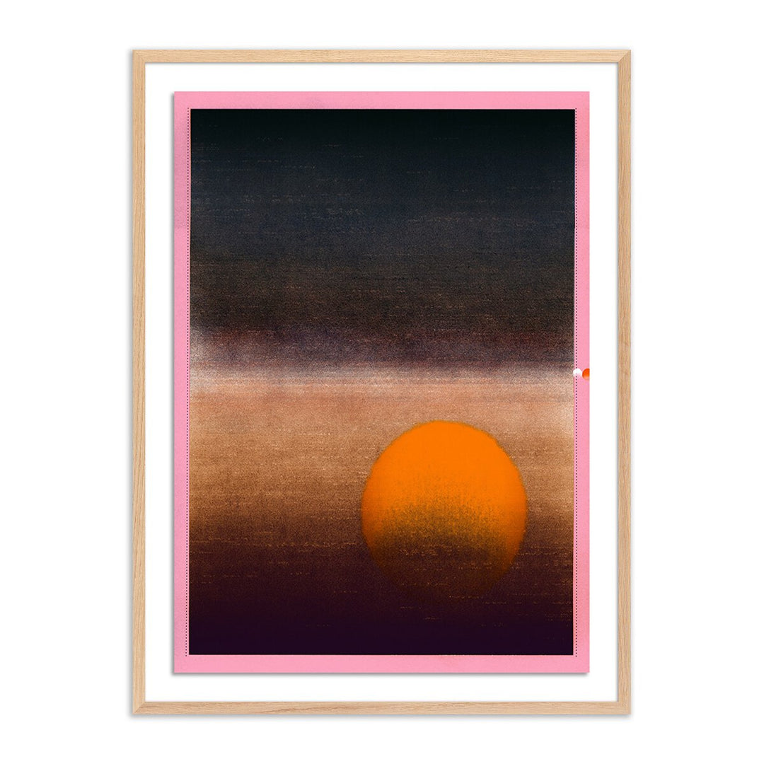 Rothko At Sunset By David Grey - 30"X40" - White Oak