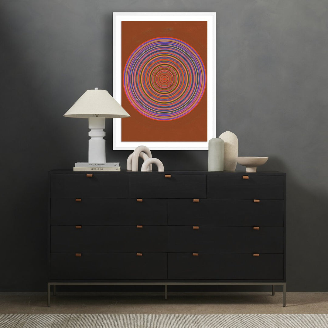 Radial Harmony By David Grey - 30"X40" - White Maple