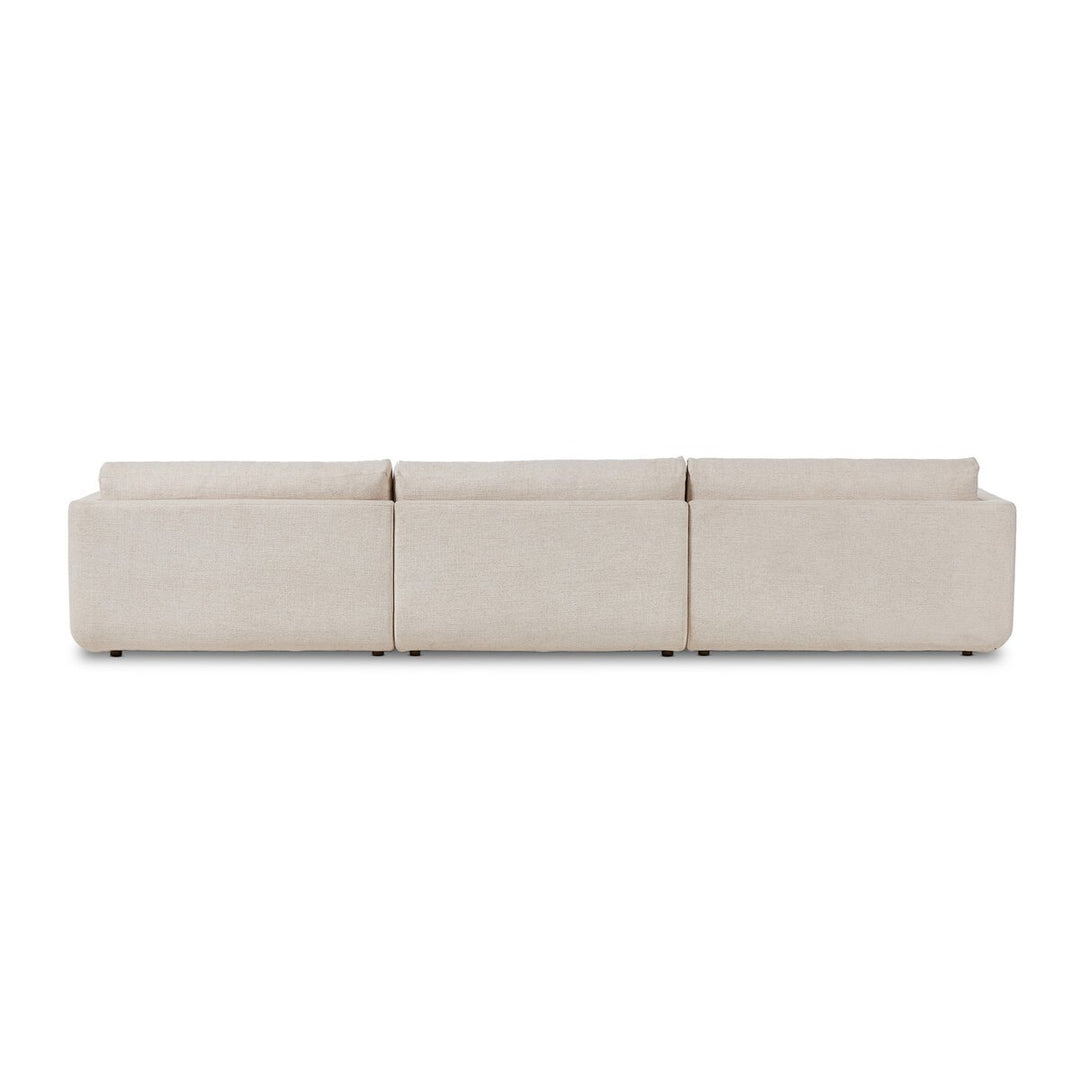 Landon 3-Piece Sectional - Palma Cream - 3 Piece