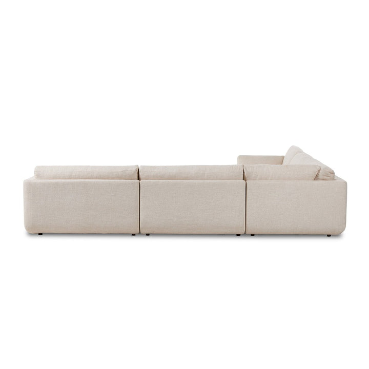 Landon 5-Piece Sectional - Palma Cream - 5 Piece