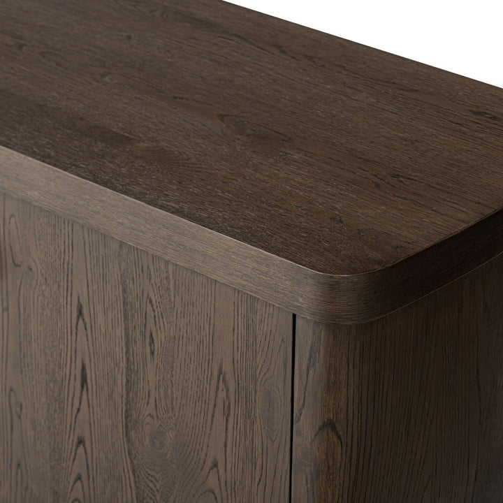 Valen Sideboard - Rustic Brown Oak Veneer