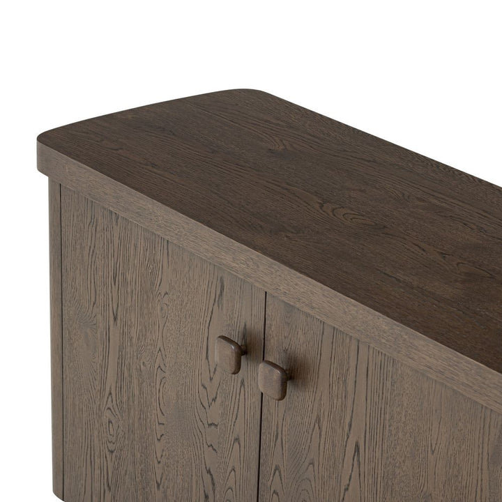 Valen Sideboard - Rustic Brown Oak Veneer