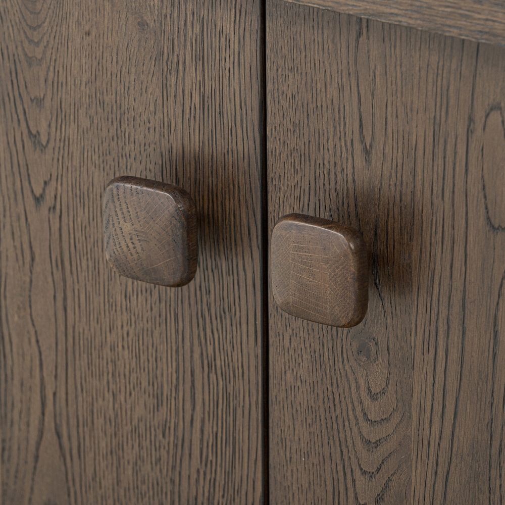 Valen Sideboard - Rustic Brown Oak Veneer
