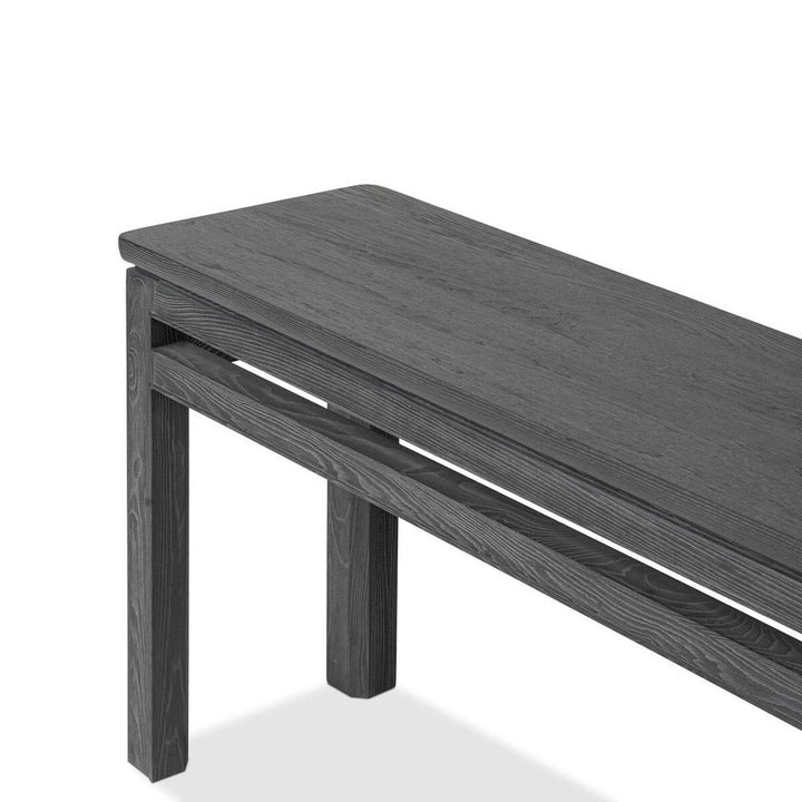 Oman Console Table: Rustic Black - Rustic Black Veneer