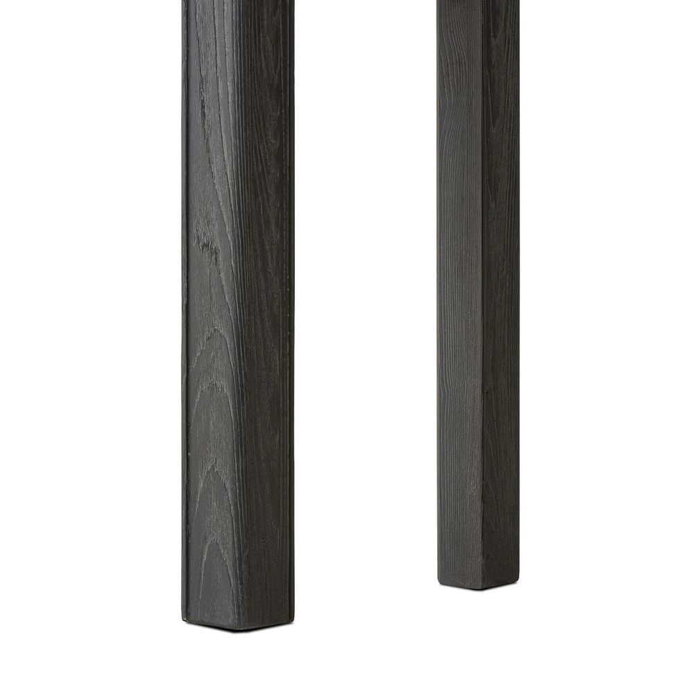 Oman Console Table: Rustic Black - Rustic Black Veneer
