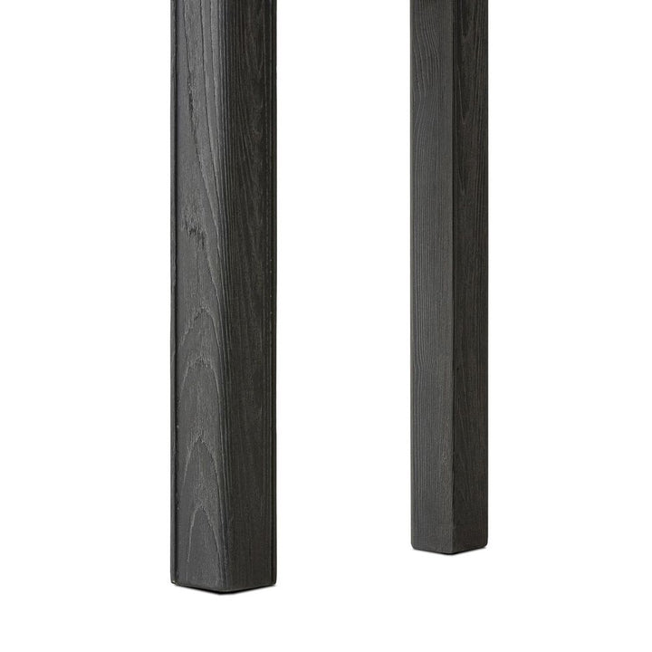 Oman Console Table: Rustic Black - Rustic Black Veneer
